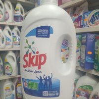  Skip active clean 85 прането универсален течен препарат за пране , снимка 1 - Перилни препарати и омекотители - 42472475