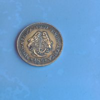 Половин цент Африка 1961, снимка 3 - Нумизматика и бонистика - 42614698
