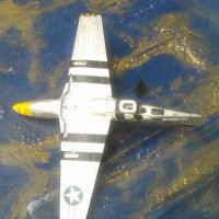 Метален модел на американски витлов самолет от втората световна война, снимка 5 - Колекции - 40365755