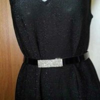 Семпла рокля в черно и сребристо👗🍀S/M,M, M/L👗🍀арт.851, снимка 5 - Рокли - 30465419
