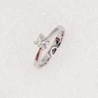 Златни пръстени -18К с диаманти, снимка 14 - Пръстени - 39067326