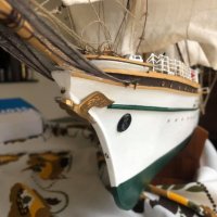 Кораб модел, снимка 7 - Антикварни и старинни предмети - 31302398