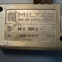 Краен изключвател SAIA BURGESS X06-F51 limit switch 16A 380VAC, снимка 4 - Резервни части за машини - 38282655