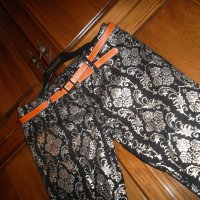 Стилен панталон тип клин, изработен от  плътно памучно черно трико, снимка 7 - Панталони - 30623009