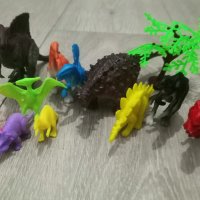 11 малки и големи Динозавъра Динозаври Динозавър пластмасови фигурки за игра и украса торта играчки, снимка 3 - Фигурки - 35221704