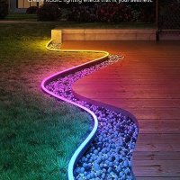 Нови Външни неонови въжени светлини Govee 10 метра LED лента стая двор градина, снимка 5 - Други - 42467072