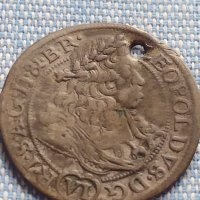 Сребърна монета 6 кройцера 1685г. Леополд първи Виена Свещена Римска Империя 13772, снимка 4 - Нумизматика и бонистика - 42899954