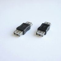 Букса снадка USB-A(ж)/USB-A(ж), снимка 1 - Други - 42589472