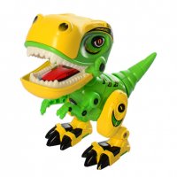 Интерактивен динозавър MY66 зелено и жълто, снимка 4 - Музикални играчки - 36930287