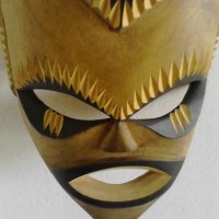 Продавам 2 винтидж африкански маски., снимка 9 - Други - 36888025