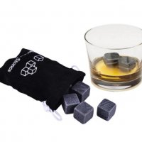 Кубчета за Изстудяване Whiskey Stones Whisky Каменни Ледчета Уиски Ракия Джин Водка Мартини Коктейли, снимка 2 - Сервизи - 37399365
