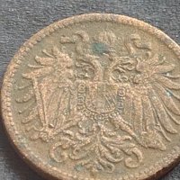 Рядка монета 2 кройцера 1913г. Австрия Франц Йозеф за КОЛЕКЦИОНЕРИ 21214, снимка 8 - Нумизматика и бонистика - 42685855