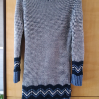 Зимен пуловер блузон, снимка 3 - Блузи с дълъг ръкав и пуловери - 44571865