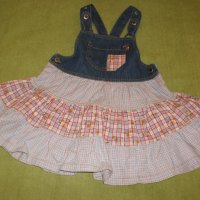 Детско дънково сукманче размер 98,много кокетно, снимка 3 - Детски рокли и поли - 37885542