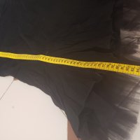 Черна рокля с тюл, снимка 2 - Рокли - 42263555