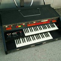 стар, ретро, винтидж професионален електронен синтезатор -орган WILGA, клавир, ел. орган, пиано, снимка 11 - Пиана - 30150553
