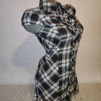 Риза- рокля каре Clockhouse р-р S 100 % памук, снимка 5 - Рокли - 42504356