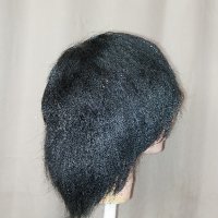 Къса Черна перука за парти , снимка 1 - Аксесоари за коса - 42778975
