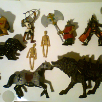 Фентъзи фигурки фигури играчки - замък, вълци, дракон рицари играчки на фирмите ELC и Simba, Papo, снимка 8 - Колекции - 44784338