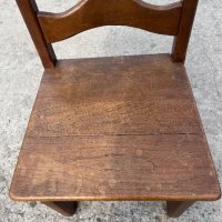 Масивен дървен стол. №3429, снимка 3 - Столове - 39695861