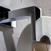 Нова хромирана стойка Държач за ролка тоалетна хартия стена баня, снимка 5 - Други стоки за дома - 40704097