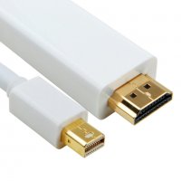 1.8м.кабел MIni dispaly port (mini DP) женско към HDMI мъжко, снимка 5 - Лаптоп аксесоари - 30909018