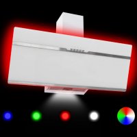 RGB абсорбатор, LED, 90 см, инокс и закалено стъкло, снимка 2 - Абсорбатори - 38040822