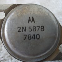  Транзистор 2N5878 Motorola USA, снимка 2 - Друга електроника - 30626904