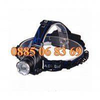 LED челник за глава, водоустойчив фенер-челник CREE XML T6 / Zoom, снимка 4 - Екипировка - 39716385