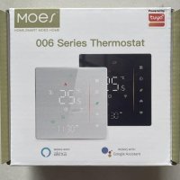 MOES Tuya Zigbee WiFi термостат 5А за водно подово отопление, снимка 2 - Друга електроника - 42085579