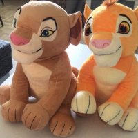 Симба и Нала плюшена играчка лъвчето Simba кукла Simba Nala Цар Лъв Дисни, снимка 1 - Плюшени играчки - 30231556