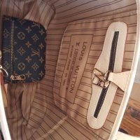  Чанти Louis Vuitton Neverfull , снимка 4 - Чанти - 31436225