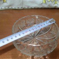 Кристална купа Бохемия , снимка 5 - Антикварни и старинни предмети - 44343828