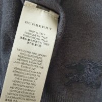Burberry Extrafine Merino Wool Made in Italy Mens Size 2XL ОРИГИНАЛ!, снимка 7 - Пуловери - 38137534
