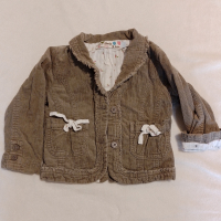 Джинсов панталон и яке за момиче, 12-18м, снимка 3 - Панталони и долнища за бебе - 44530979