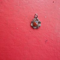 Сребърна висулка медальон с емайл 2 проба 835, снимка 3 - Колиета, медальони, синджири - 40699434