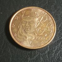 Франция, 5 евроцента 1999, France, Frankreich, снимка 2 - Нумизматика и бонистика - 31954652