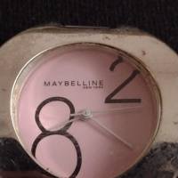 Фешън дамски часовник MAYBELLINE много красив нестандартен дизайн - 27028, снимка 2 - Дамски - 36536497