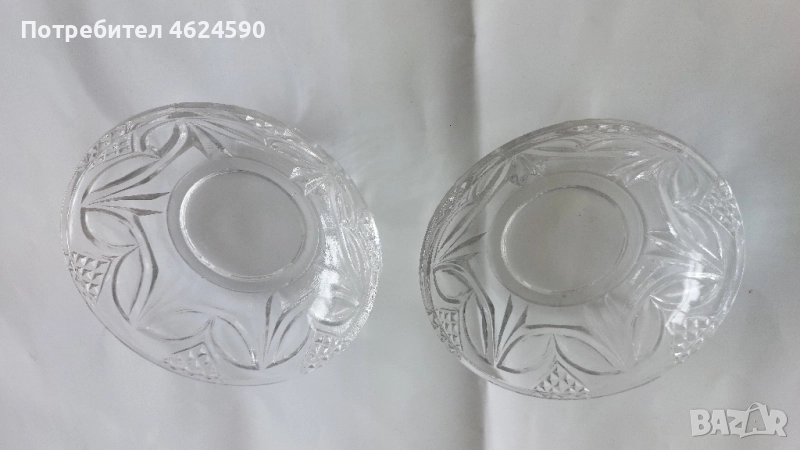 Купички стъкло, 2 броя, снимка 1