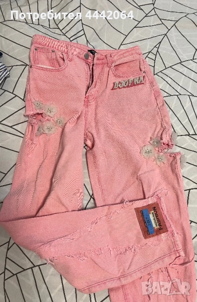 Бебешко розово дънки на Джофра, снимка 1