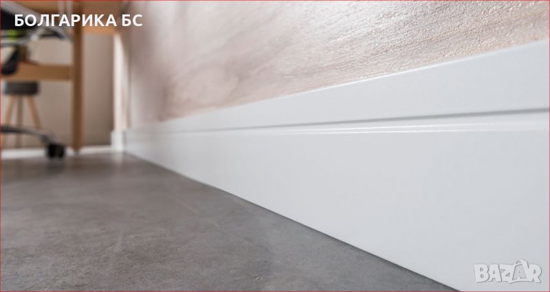 MDF Подови первази EVERA Сиво- черни нюанси 5 дизайна, снимка 1