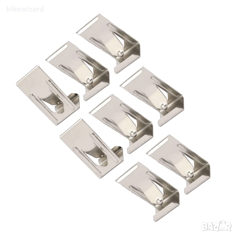 PATIKIL Рамка за снимки 26 мм x 14 мм, 8 бр. метални пружинни скоби за платно на снимка НОВИ, снимка 1