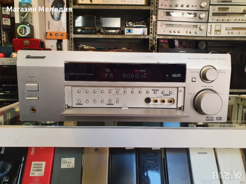 Ресийвър Pioneer VSX-D711 5.1 5 по 100 вата на 8 ома. В отлично техническо състояние, много добър въ, снимка 1