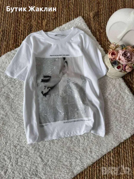 Дамска тениска овърсайз, снимка 1