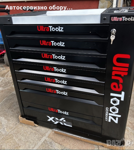 Професионален шкаф с метален плот 7пълни, снимка 1