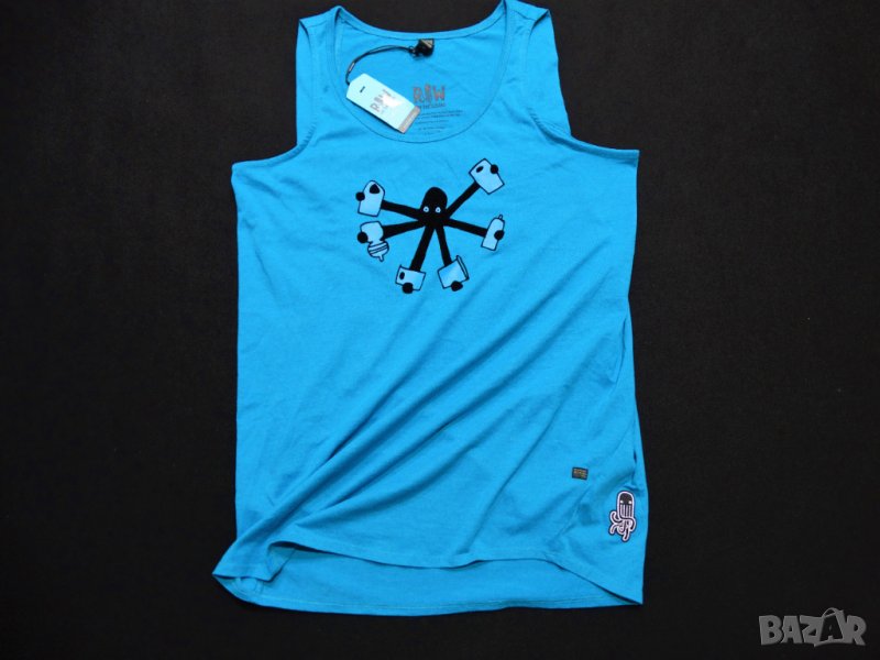 НОВ! Pharrell Williams x G-Star Raw For The Oceans - Long Tank Top Дамска Тъника Размер М, снимка 1