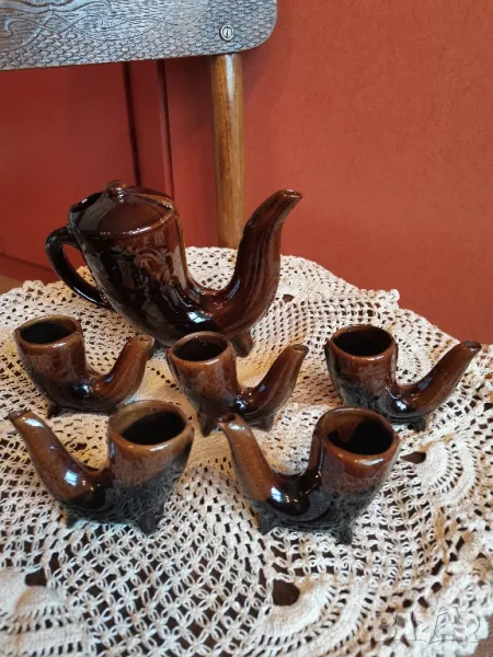 Комплект керамичен сервиз Хан Крум , снимка 1