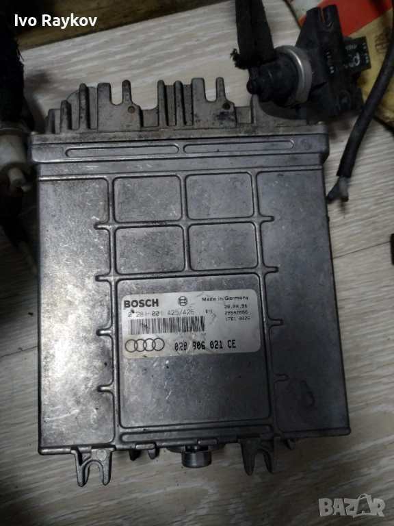 компютър AUDI A4 1.9 TDI, 028906021CE, 028 906 021 CE, BOSCH, 0281001425, 0281 001 426, снимка 1