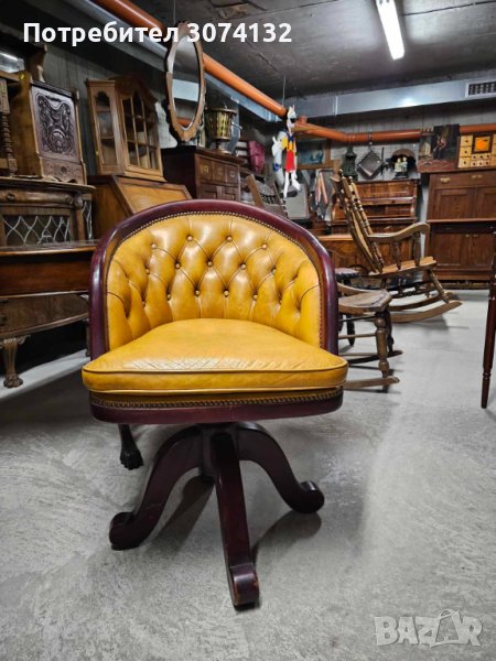 Кресло в стил Честърфийлд (рядък модел), снимка 1