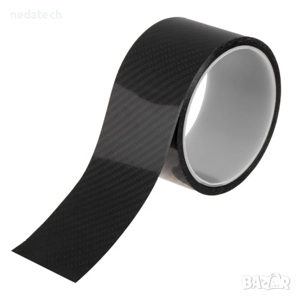 Винилов стикер за кола от въглеродни влакна, 3м x 5см., снимка 1